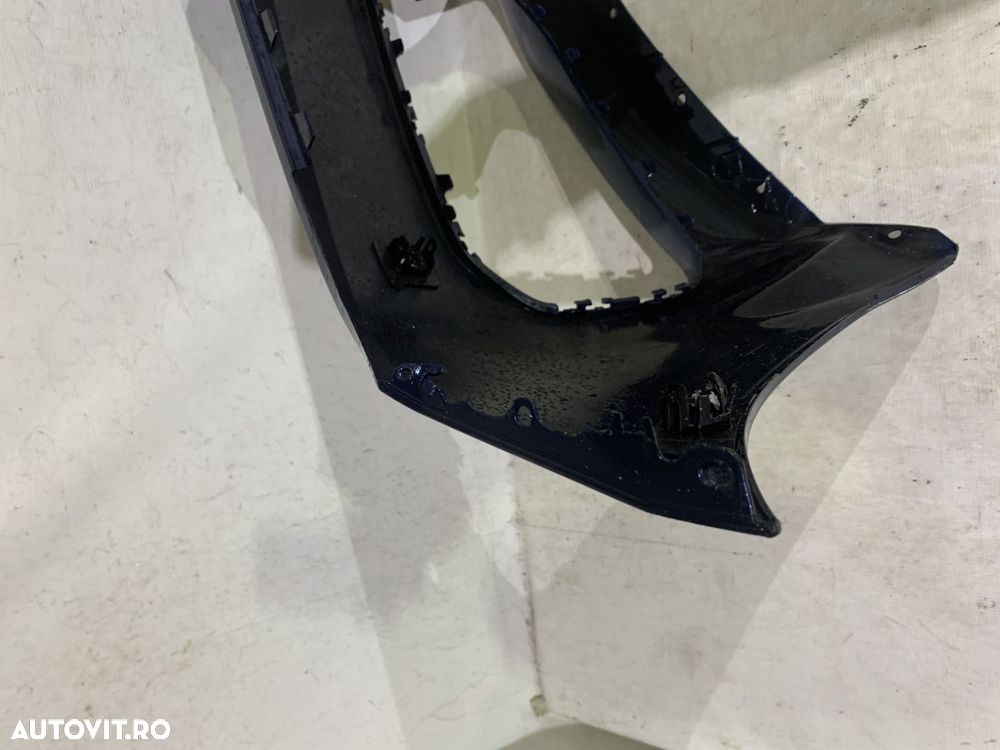 Bara fata BMW Seria 5, G30/G31, M-Sport, 2016, 2017, 2018, 2019, 2020, cod origine OE 51118064928, cu gauri pentru senzori de parcare. - 5