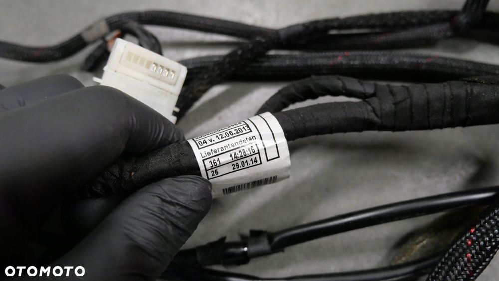 bmw f33 cabrio zestaw siłowniki mechanizm hydraulika dachu przewody wiązka - 5