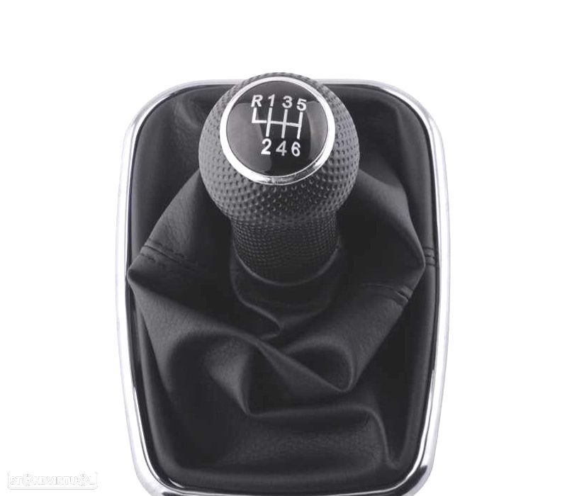 MANETE 6 MUDANÇAS PUNHO COM FOLE PARA VOLKSWAGEN VW PASSAT B5 CROMADO - 1