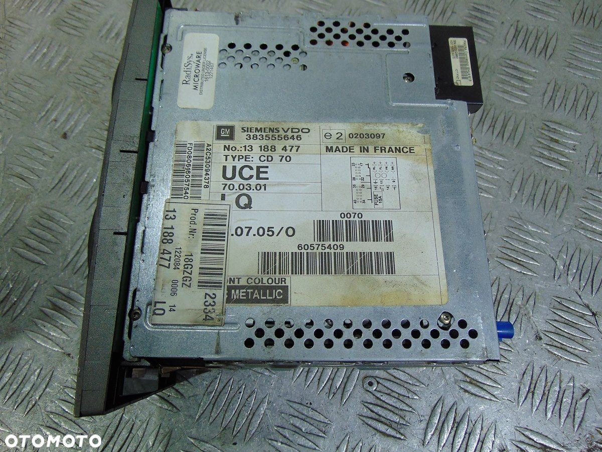 RADIO CD NAVI OPEL VECTRA C - 8