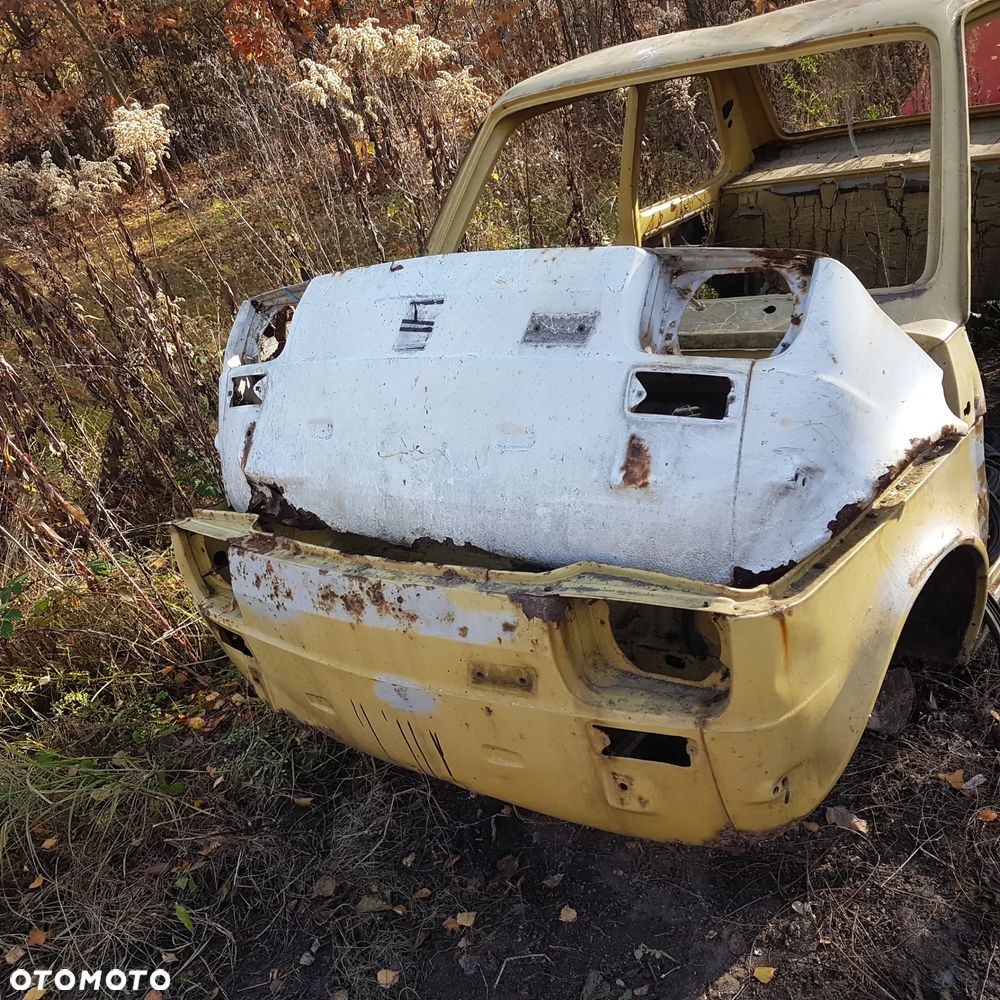 błotnik poszycie pas przedni podszybie okular podłoga nadkole słupek buda karoseria ćwiartka fiat 126p maluch fl st - 4