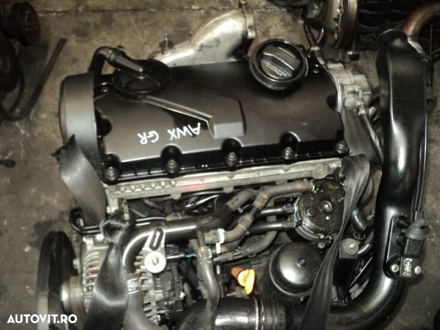 Motor 1.9 tdi AWX AJM AXR Audi Volksvagen turbo pompa injectie injectoare bloc motor chiuloasa - 2