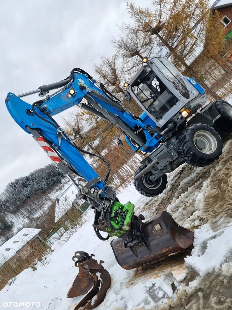 Wacker Neuson EW100 Koparka Kołowa 11 ton. 3x Ramię +ROTOTIL z regulacją szybkości+ Skosowanie Hydr+Pompa ON Łyżki. z Norwegii Jak Nowa z salonu! 2086mtg PERKINS silnik. STABILIZATORY Klima. DEKRA 2026r. Książka serwisowa. Szybkozłącze Hydr. Opcja podpięcia samego wiertła do gleby. - 10