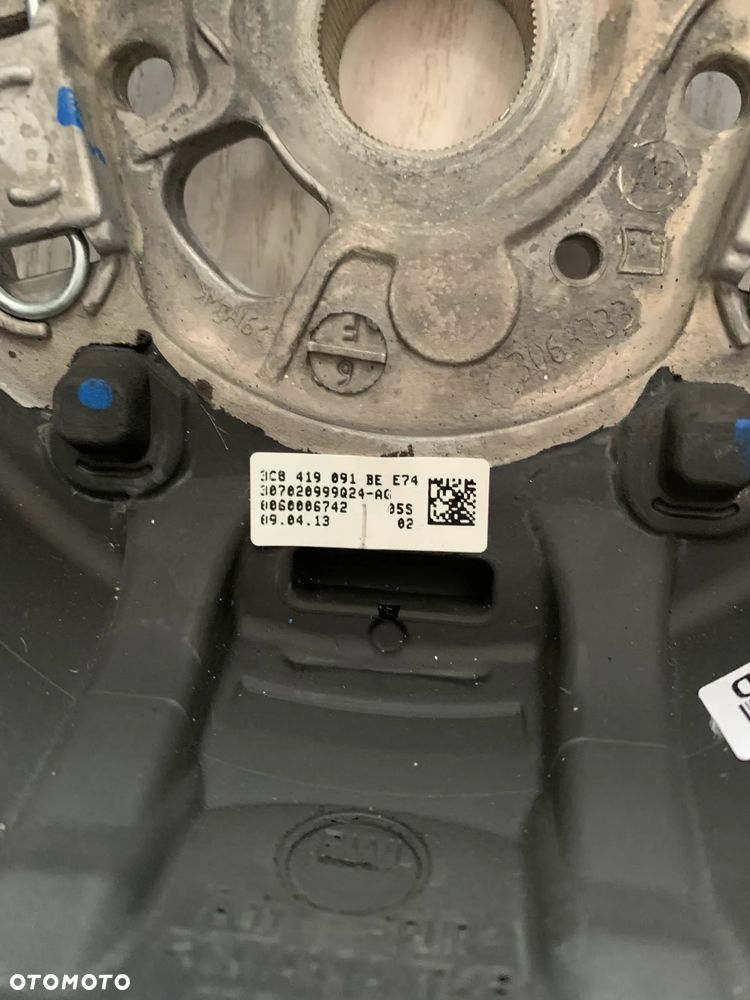 PODUSZKA POWIETRZNA KIEROWCY AIRBAG PRZÓD VW PASSAT B7 3C8880201AA kierownica skórzana 3C8419091B - 5