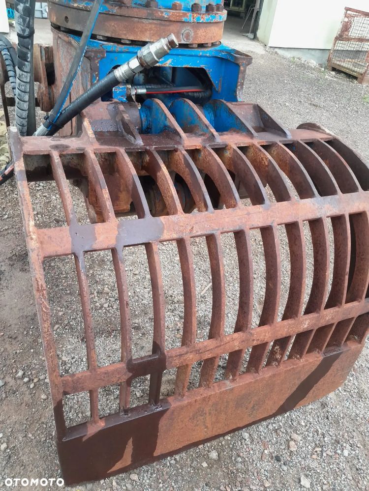 Chwytak hydrauliczny Arden S1201 na dwóch siłownikach obrotowy sortujący waga 1430kg. - 9