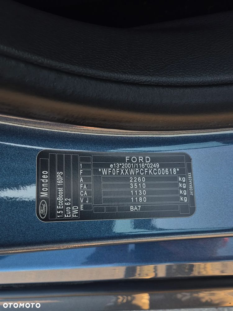 Ford Mondeo 1.5 EcoBoost ST-Line X - 7