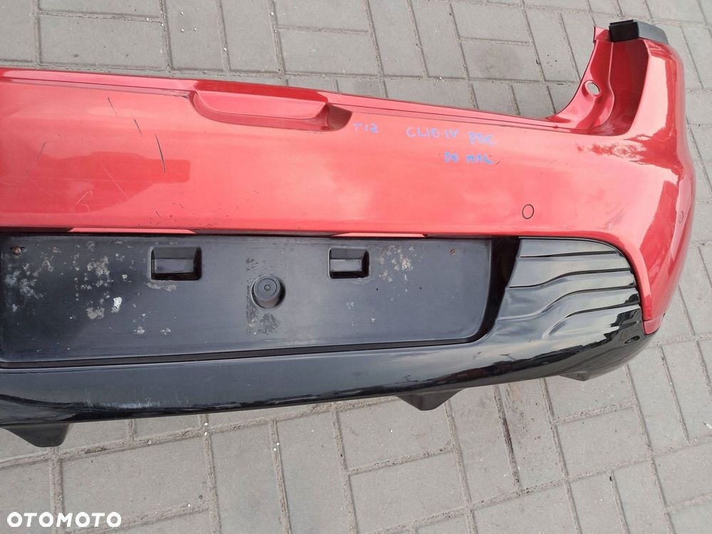 renault clio iv kompletny zderzak tylny tennp czujniki parkowania pdc - 7