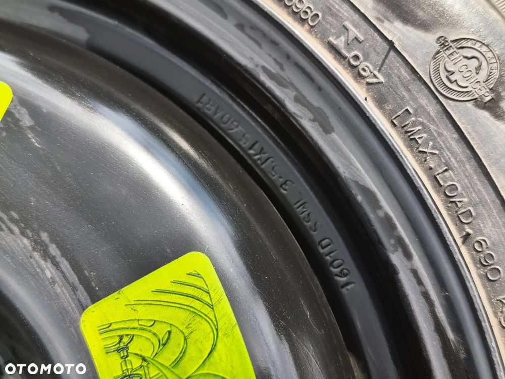 KOŁO DOJAZDOWE ZAPASOWE 125/80R15 15 CALI 4X108 CITROEN PEUGEOT OPEL - 2