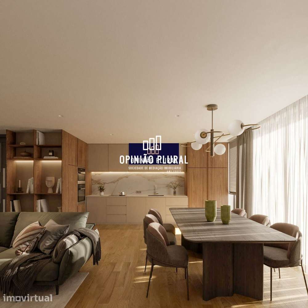 Conforto e Modernidade: Apartamento T3 Novo na Madalena - Grande imagem: 3/17