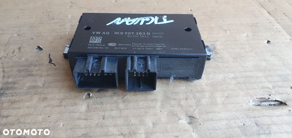 Hak holowniczy składany kula instalacja moduł VW Tiguan I Lift 5N0803880Q 1K0907383G - 13