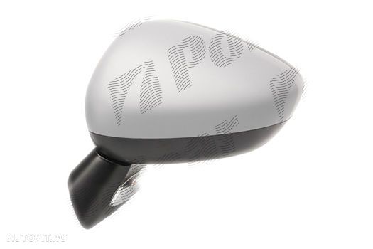 Oglinda exterioara Citroen C4 (B7), 09.2010-, Citroen C4 (B7), 06.2011- , partea Dreapta, culoare sticla crom, sticla convexa, carcasa grunduita, ajustare electrica, 8152L4; 8154EK - 1