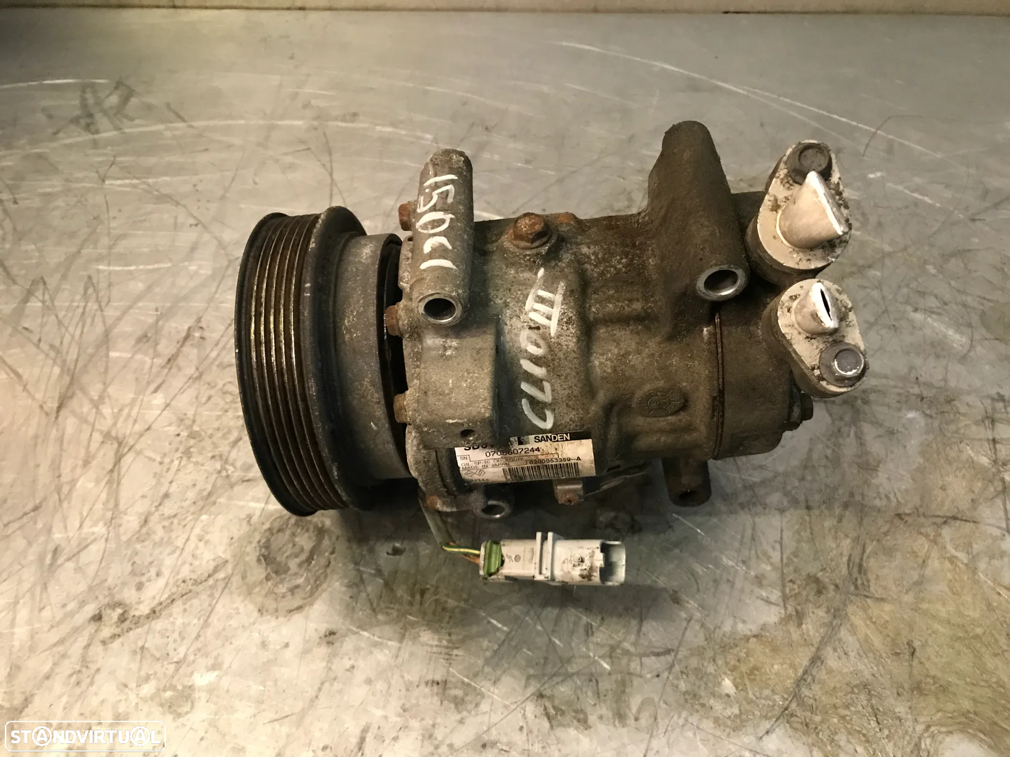 COMPRESSOR AC RENAULT CLIO III 1.5DCI 8200953359-B 8200953359-A - 3