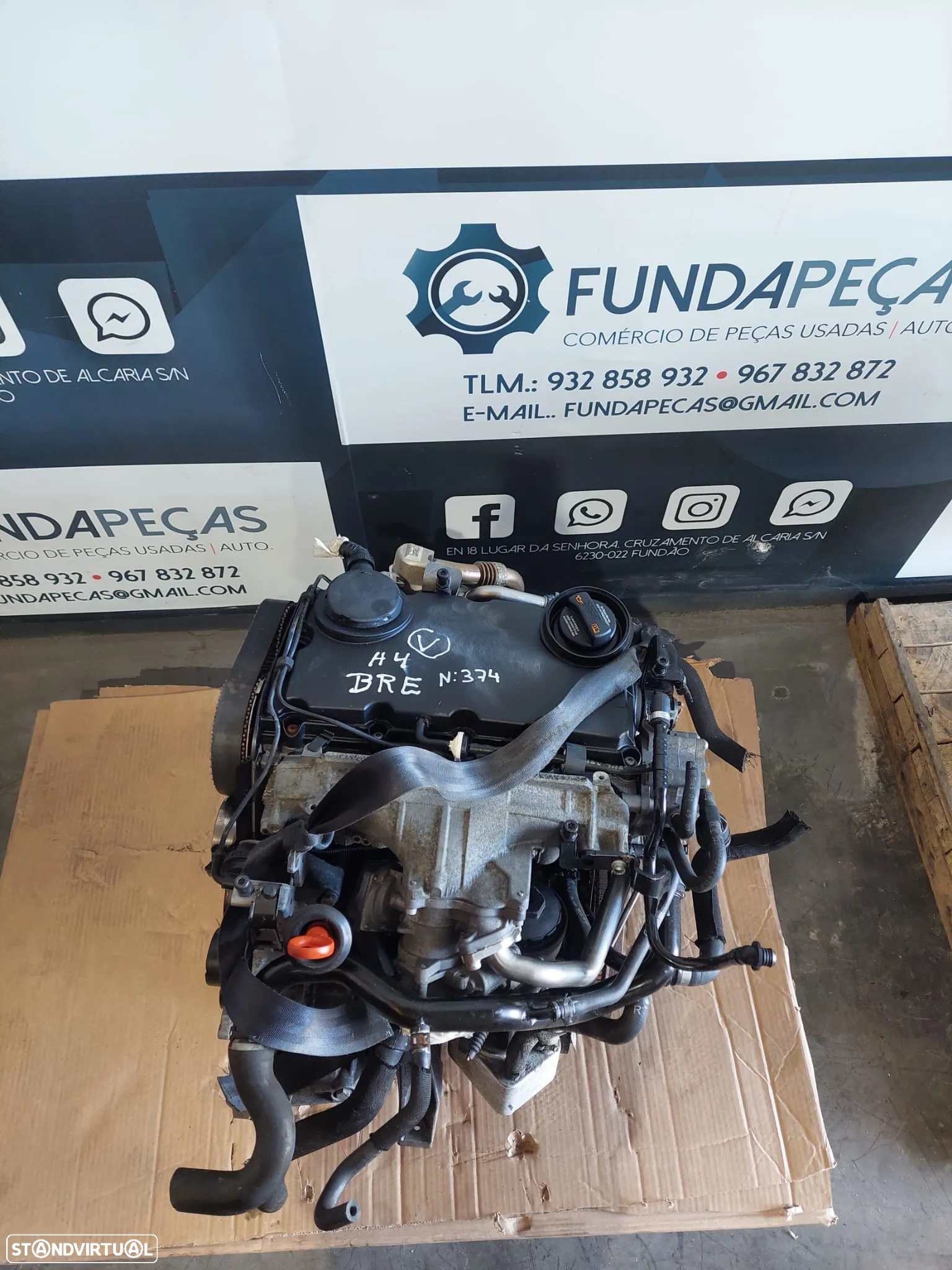 Motor Audi a4 B7 2.0 Tdi 140Cv Ref: BRE - 3