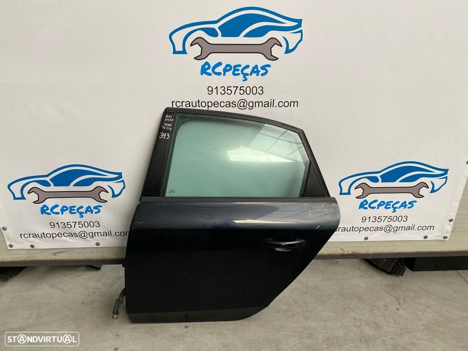 PORTA TRASEIRA TRÁS ESQUERDA AUDI A4 B8 SLINE S-LINE S LINE FECHO ELEVADOR MOTOR PUXADOR VIDRO - 4