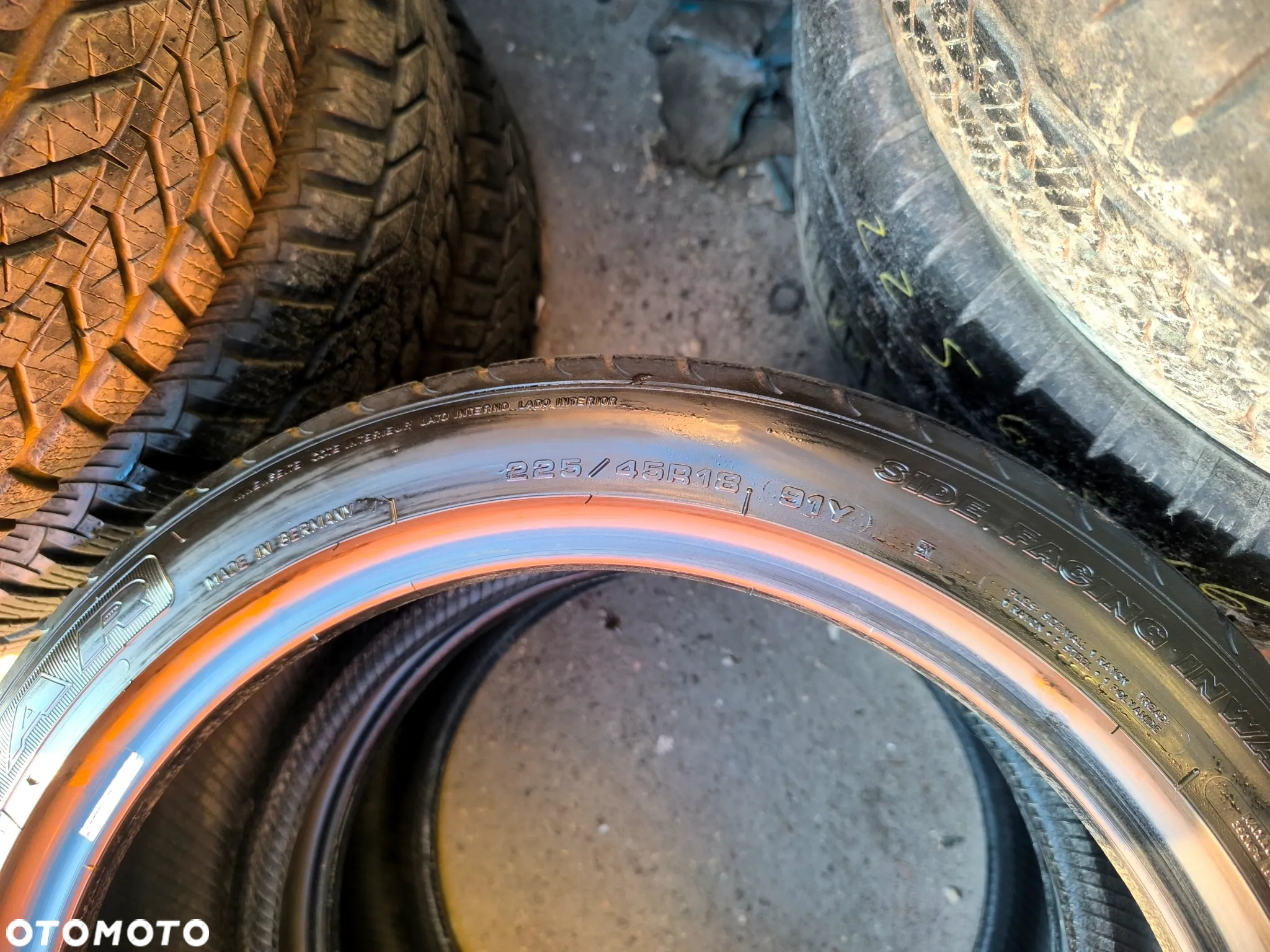 225/45R18 91Y 255/40R18 95Y Przód Tył Opony Letnie Lato GOODYEAR EFFICIENTGRIP * RF 5,5mm Legnica ALU-RAD 225/45 255/40 - 11