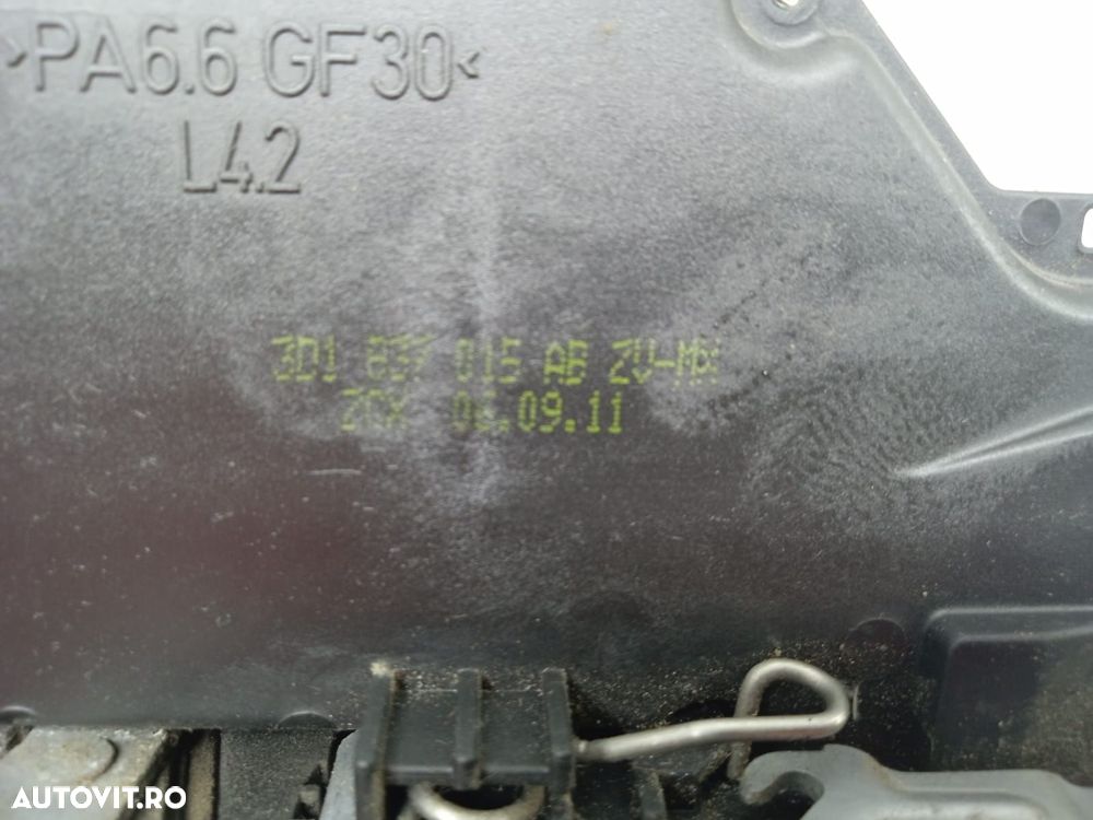 Broasca incuietoare usa stanga fata 3D1837015AB Volkswagen VW Touran - 3