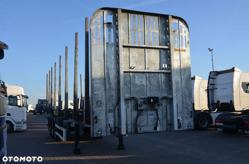 Zaslaw NACZEPA KŁONICOWA DO PRZEWOZU DREWNA / 2022r / OCYNK / SAF / OŚ POD. / 2273 - 1