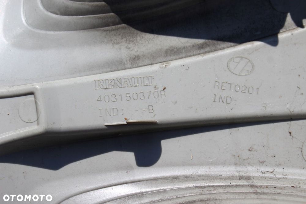 KOŁPAKI 16" RENAULT CAPTUR ORYG 403150370R - 7