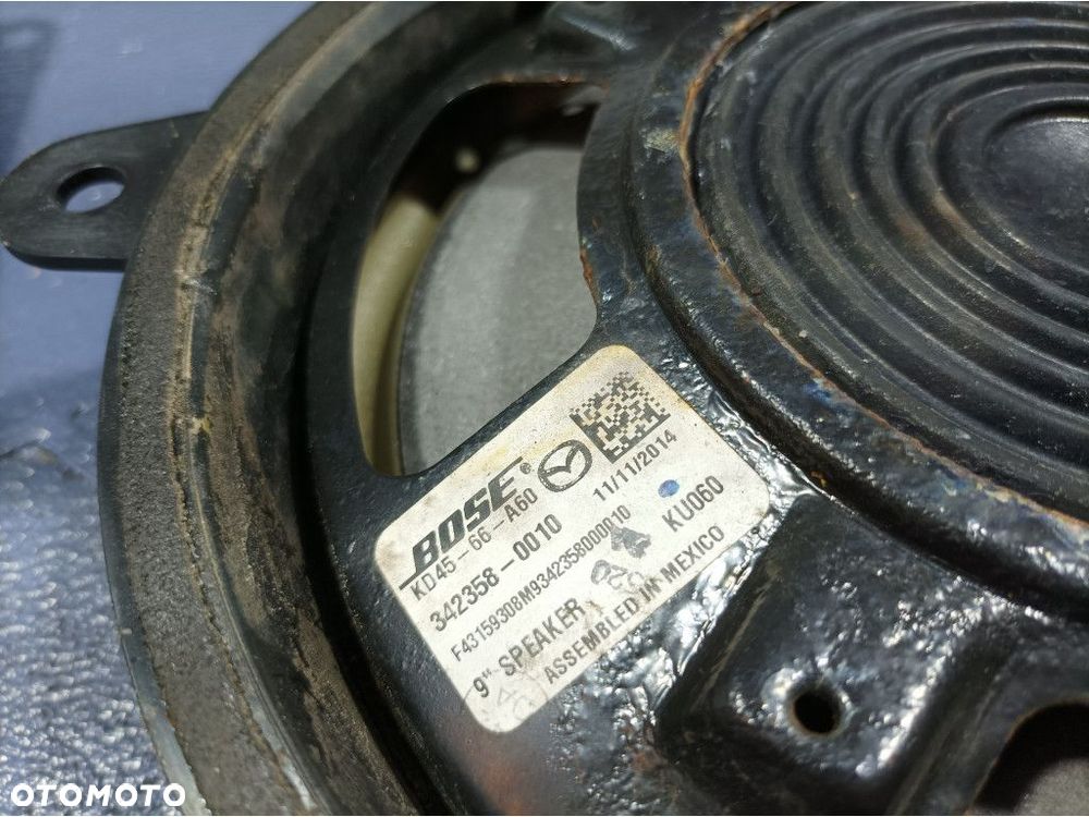 MAZDA 6 III GJ LIFT GŁOŚNIKI NAGŁOŚNIENIE AUDIO BOSE 342358-0010 - 7