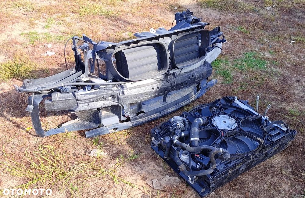 BMW F01 F02 F04 LCI LIFT Seria 7 Kompletne Wzmocnienie Belka Chłodnice Wody Klimatyzacji Intercooler Automatu Wentylator Żaluzje ITD