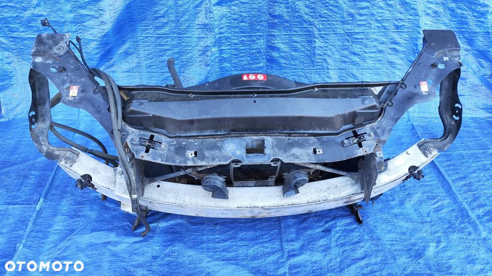 ZDERZAK ATRAPA GRILL BŁOTNIK PRAWY PAS PRZEDNI WZMOCNIENIE CHŁODNICE WENTYLATOR SPRYSKIWACZE LAMPY BI-XENON XENON PRZÓD KOMPLETNY ORYGINALNY LAKIER C946 946 DO ZAŁOŻENIA W KOLOR MERCEDES SL R230 W230 SL500 - 7