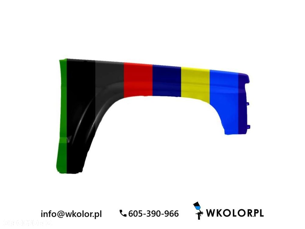 NOWY BŁOTNIK NISSAN PATROL III 1988-1997 LAKIEROWANY W KOLOR - 1