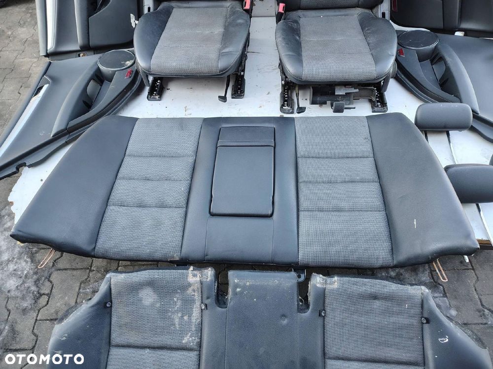 FOTEL FOTELE BOCZKI PÓŁSKÓRA KOMPLET MERCEDES KLASA C W204 SEDAN EUROPA - 3