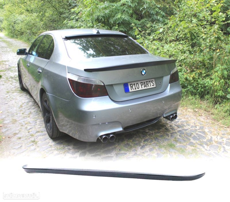 AILERON SPOILER BMW E60 03-10 PRETO BRILHANTE - 2