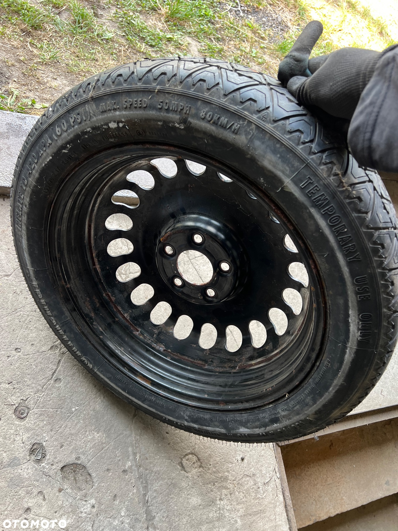 Koło dojazdowe Mercedes w211 155/70R17 - 4