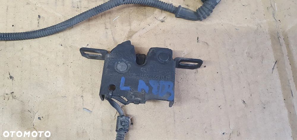 Zamek rygiel maski przód czujnik Audi A8 D3 4E0823509E - 2