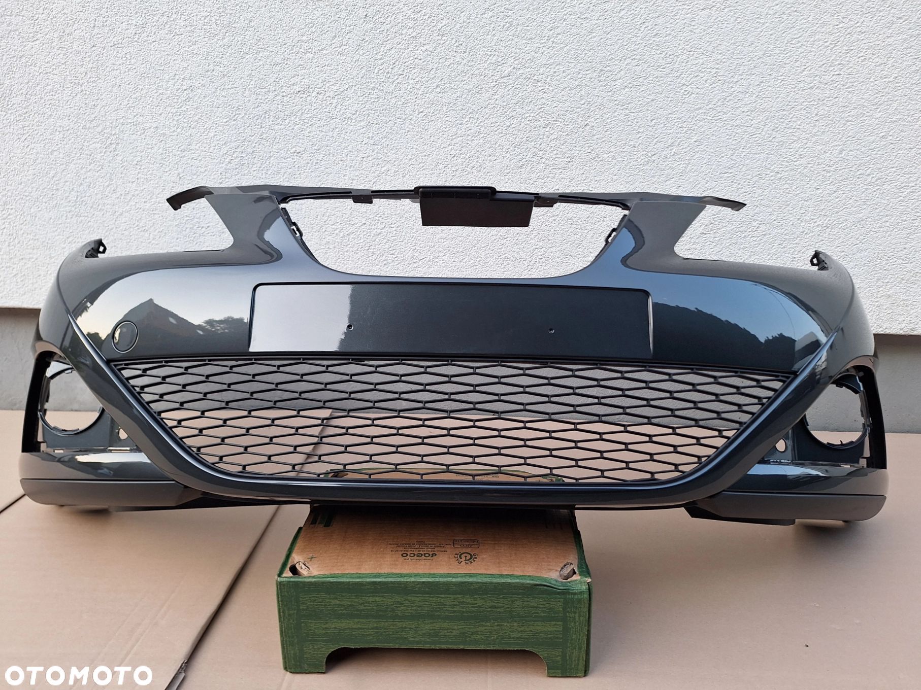 SEAT IBIZA IV 08-12r 6J0 ORYGINAŁ NOWY BDB SZARY MET. ZDERZAK PRZÓD PRZEDNI 6J0807221 WYSYŁKA 24H - 1