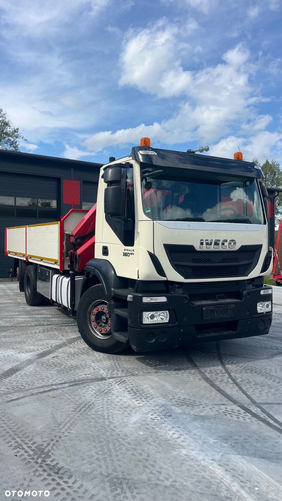 Iveco Stralis EEV 6x2 HMF 1720 K4 Ster Radiowe 2013 Rok Top Stan Os Skrętna Podwieszana Zabudowa Burtowa Platforma (Palfinger Hiab Fassi) - 18