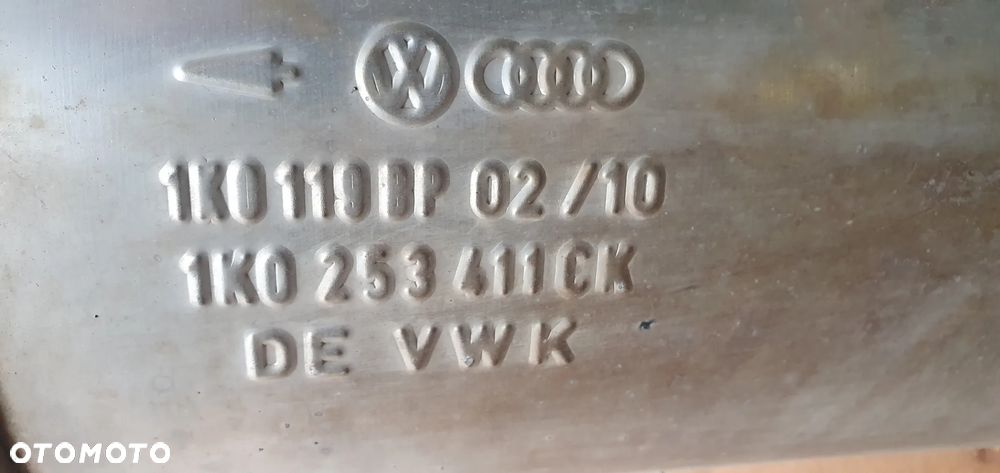 Tłumik wydech rura stan bardzo dobry VW Golf VI 6 Plus 1.6 TDI 1K0253411CK - 7