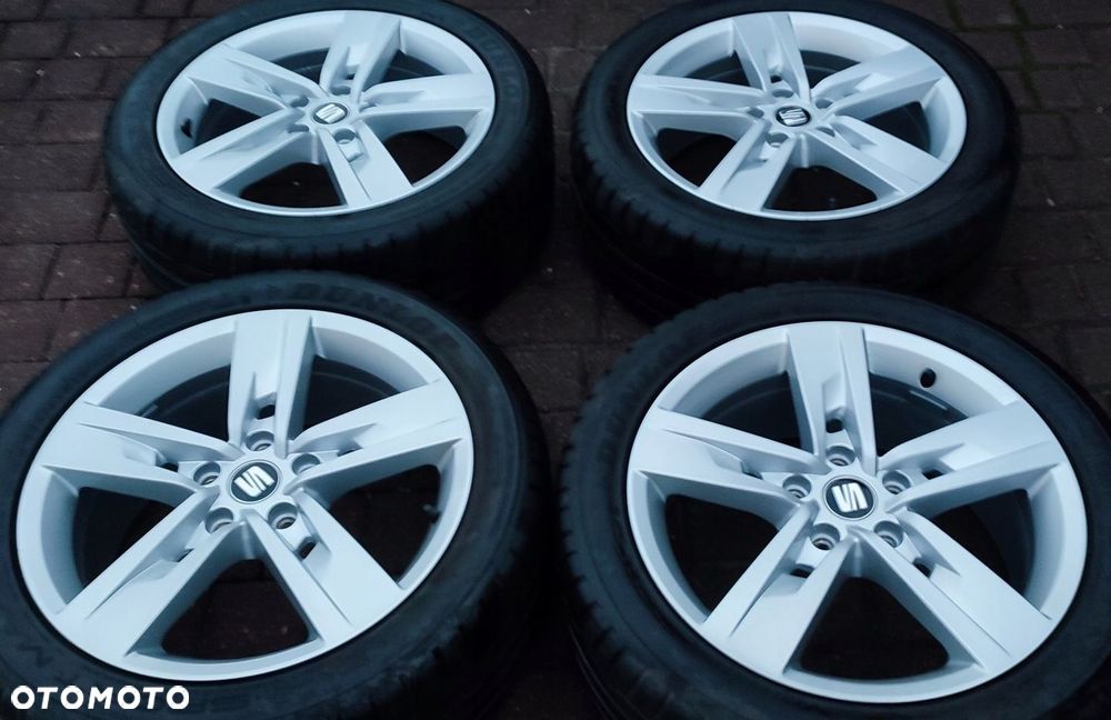 Felgi Aluminiowe Oryg. Seat Leon III 17 Cali 5x112 7Jx17 Et49 Ø57,1mm Bdb - 1