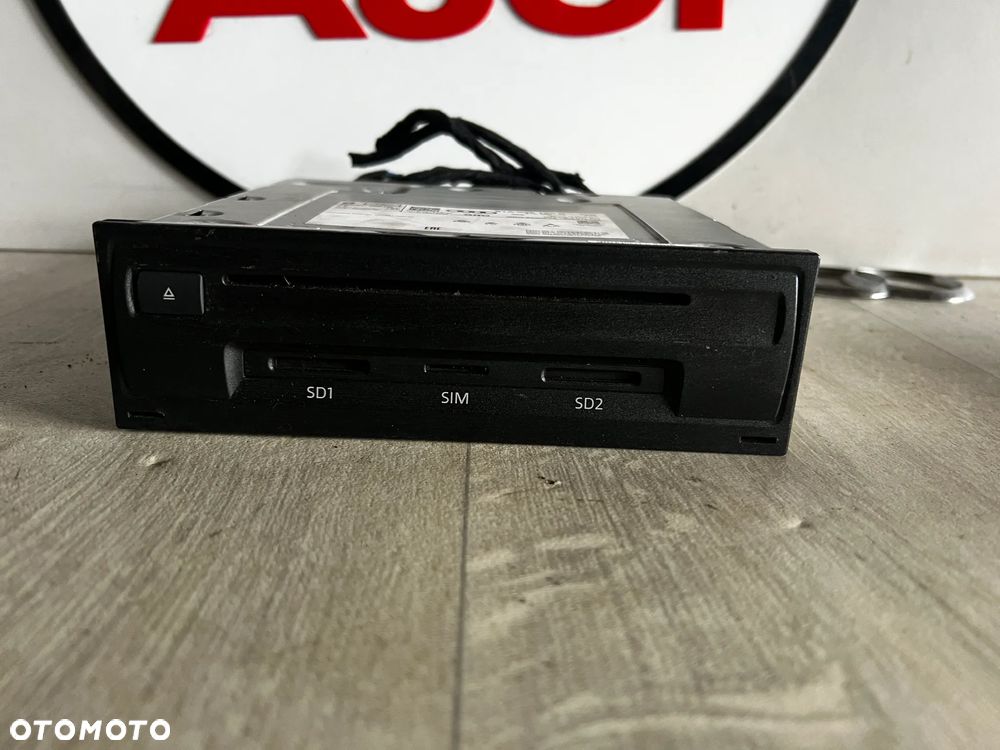 MODUŁ CZYTNIK 2X KART NAVI NAWIGACJI MMI AUDI A3 8V Q2 81A 81A035192E MIB2 - 1