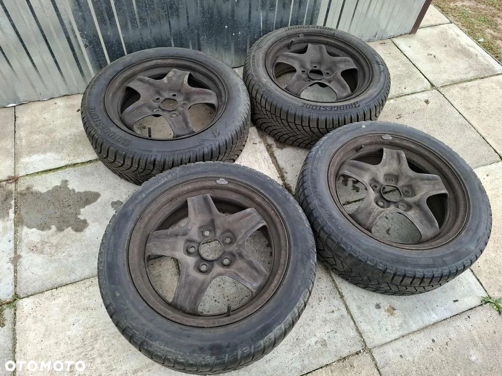 KOŁA ZIMOWE ZIMA OPONY 215/55 R17 FELGI STALOWE STRUKTURALNE OPEL INSIGNIA A 5x120 R17 BMW - 2