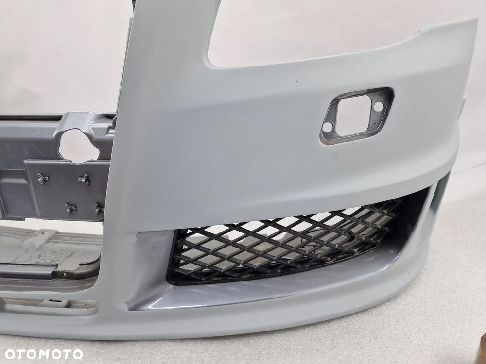 AUDI A4 / S4 / RS4 S-LINE DTM 04- ORYGINALNY ŁADNY ZDERZAK PRZEDNI PRZÓD + ŚLIZGI + KRATKA BOCZNA LEWA , NR 8E0807437ALK , NR AUKCJI NZ1018 - 14