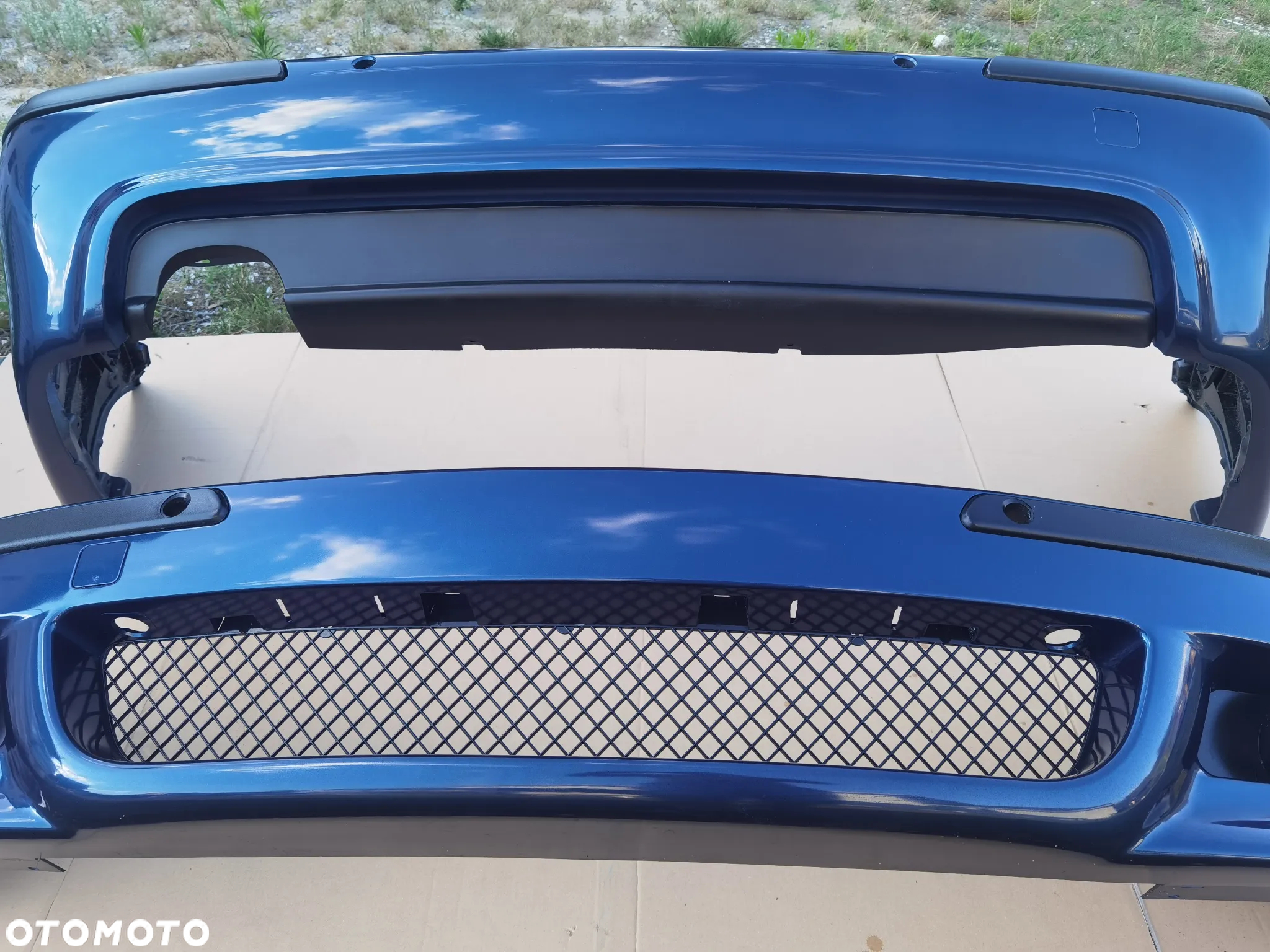 ZDERZAK BMW E39 M5 M PAKIET PRZÓD TYŁ kpl. biarrtzblau 363 PDC SPRYSKI - 2