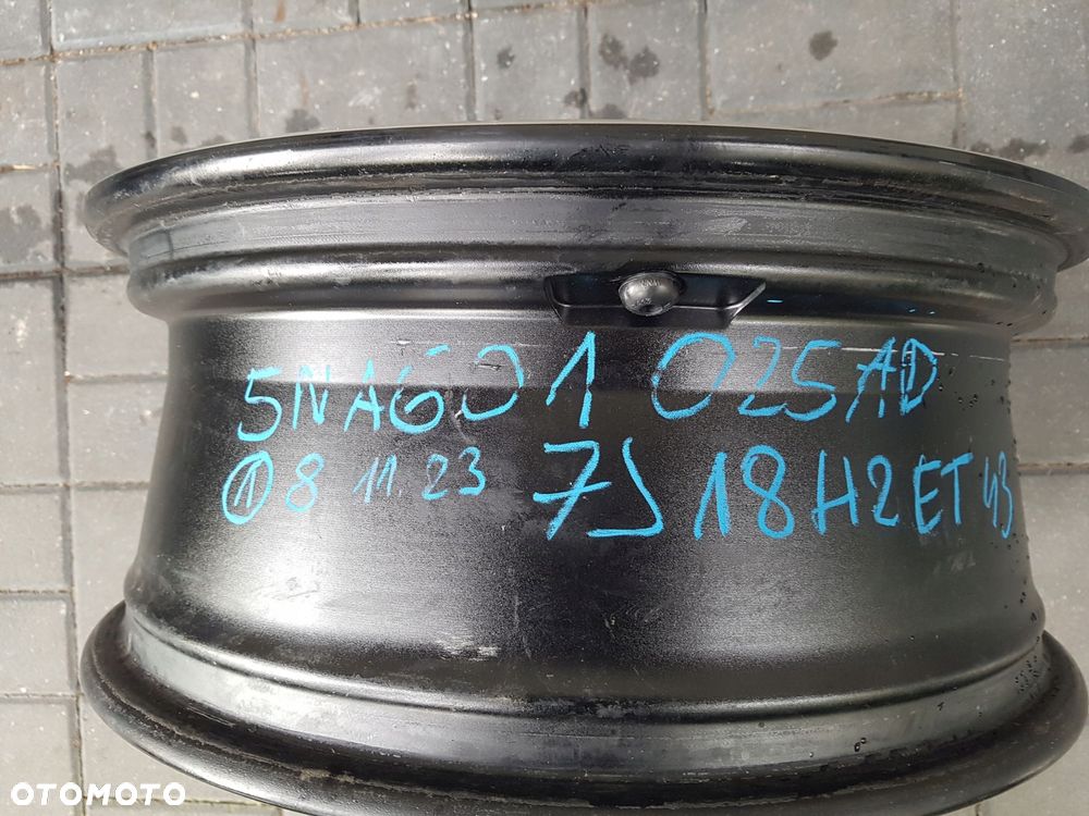 vw tiguan 16^ felga aluminiowa 18 cali 5na601025a - 7