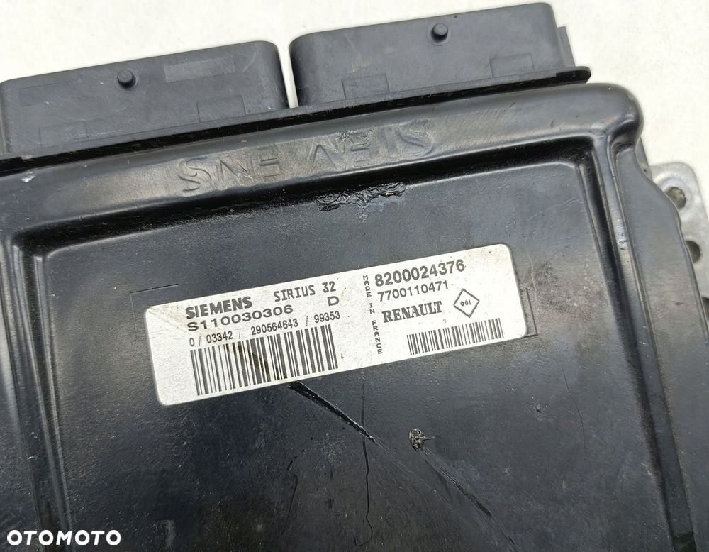 KOMPUTER MODUŁ STEROWNIK RENAULT 8200024376 - 4