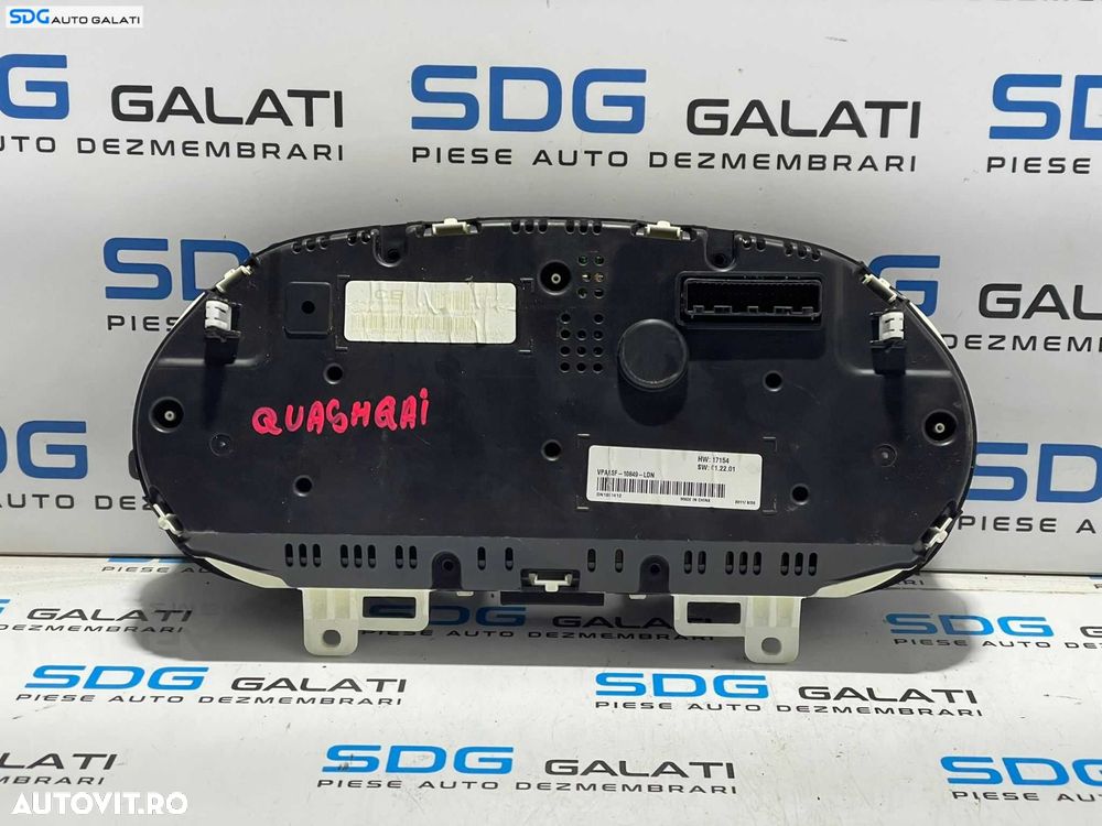 Ceas Ceasuri Cluster Instrumente Bord cu Display Ecran Afisaj Nissan Qashqai 2007 - 2013 [L3163] - 2