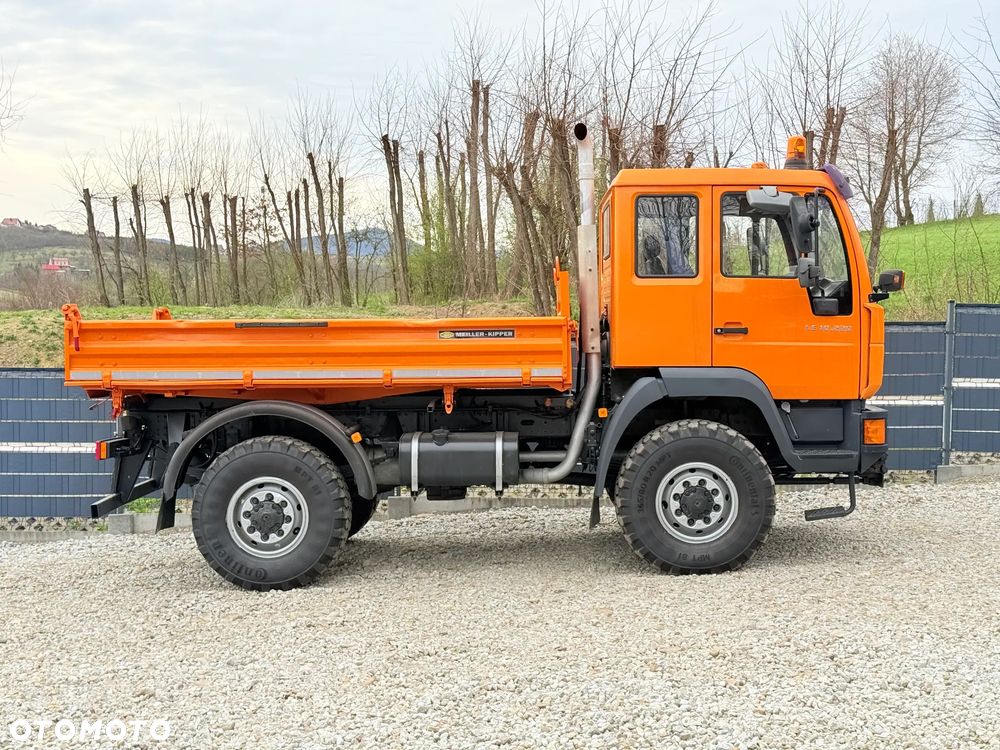 MAN * MAN 10-220 * Pług * Kiper Wywrotka Meiller * 4x4 * Zimowe Utrzymanie * Unimog * - 26