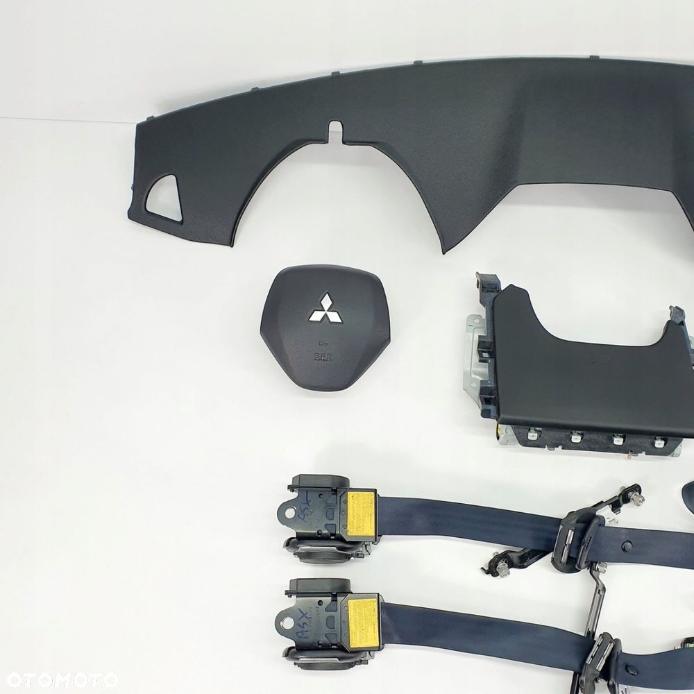 MITSUBOSHI ASX DESKA ROZDZIELCZA KONSOLA KOKPIT PULPIT PODUSZKI AIRBAG AIR BAG PASY KIT SET - 2