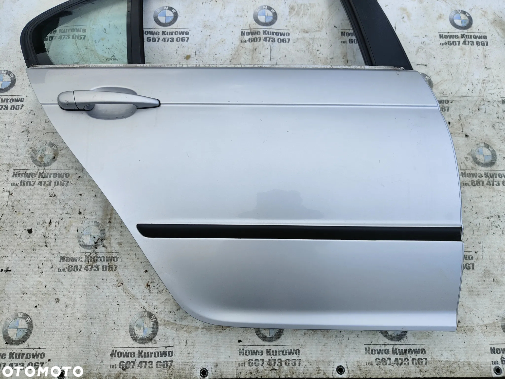 BMW E46 Sedan Drzwi prawe tylne tył Titansilber 354 W Kolor - 2