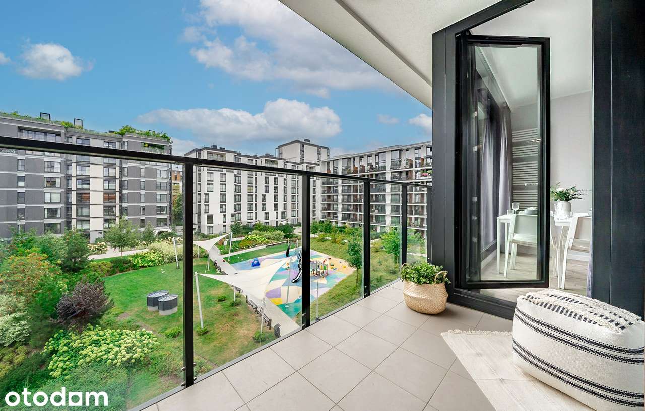 Nowe 2 pokoje z pięknym widokiem na patio | garaż | sPlace Park