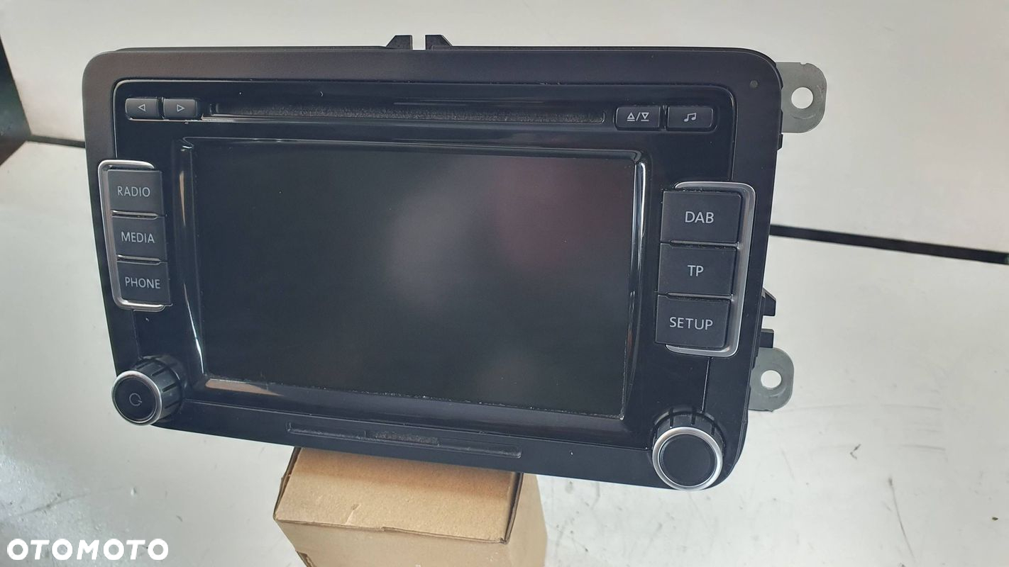 VW PASSAT B7 Golf 6 Tiguan Touran ekran Radioodtwarzacz CD MP3 SD DAB KOD - 3