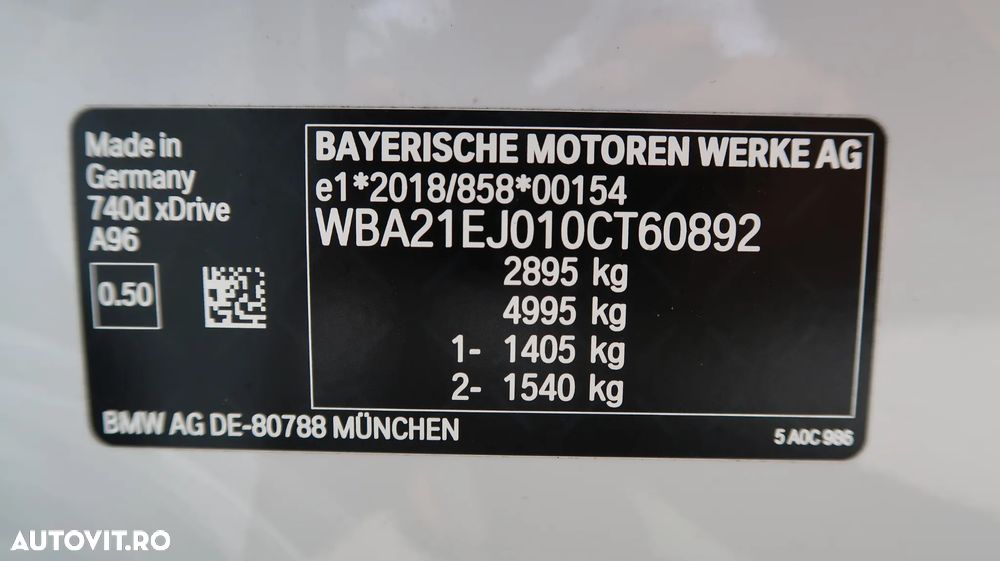 BMW Seria 7 740d xDrive MHEV - 34