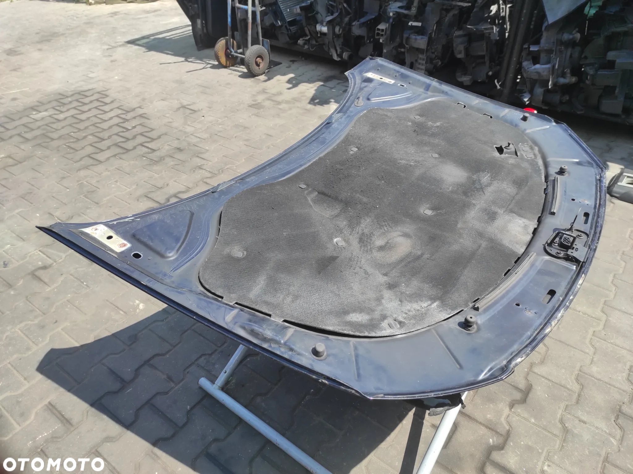 MASKA PRZEDNIA POKRYWA SILNIKA VW PASSAT B6 LC9X CZARNA WYSYŁKA !!! - 8
