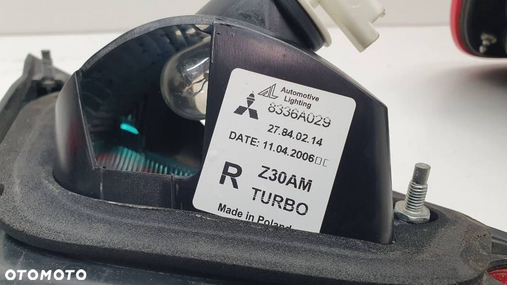 LAMPA TYŁ LEWA PRAWA KOMPLET MITSUBISHI COLT VI 3 DRZWI EUROPA - 11