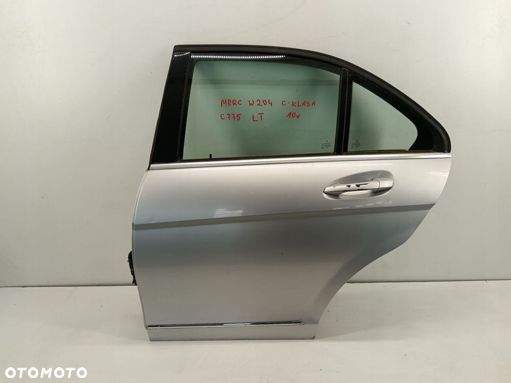 DRZWI LEWE TYŁ TYLNE MERCEDES C-KLASA W204 07-11 C775 - 2
